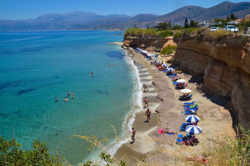 Spiagge_di_Hersonissos_Creta_panoramica dall'alto