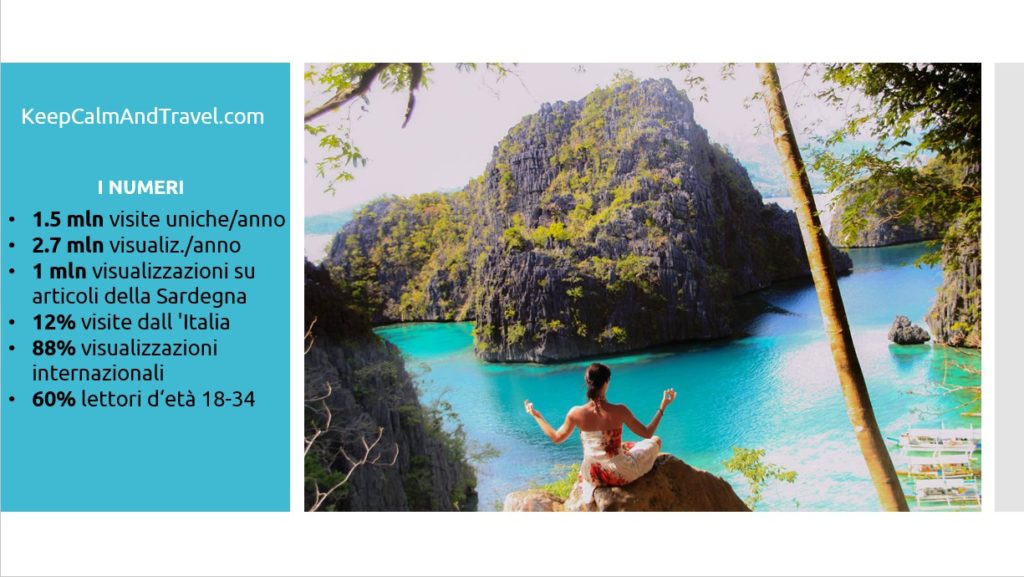 KeepCalmandtravel Clelia Mattana. scheda tecnica e Numeri