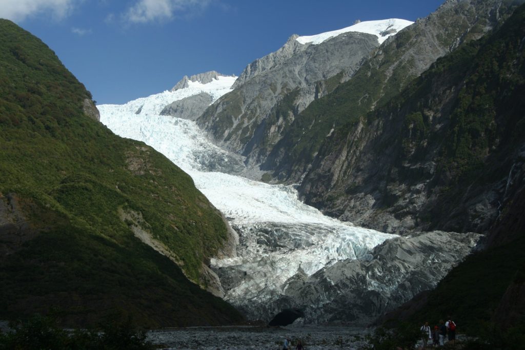 Franz Joseph Glacier in Nuova Zelanda